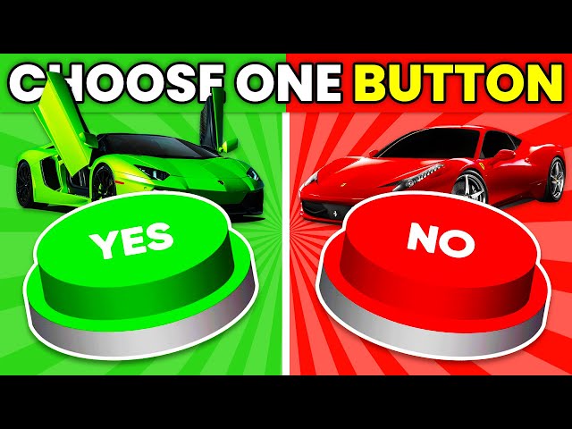 Choose One Button...! - YES or NO | Luxury Editions 💸💰