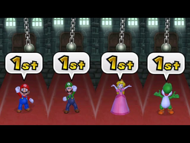 Mario Party 9 - All Skill Minigames