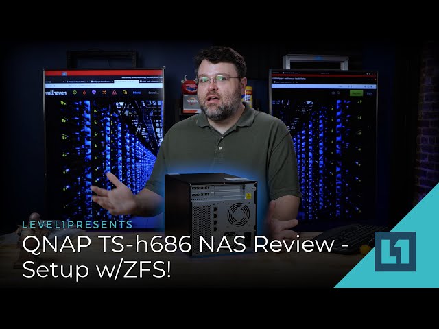 QNAP TS-h686 NAS Review - Setup w/ZFS!