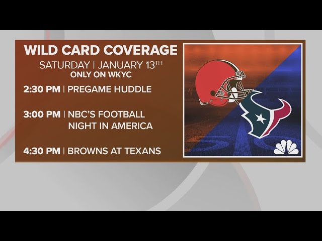 Cleveland Browns vs. Houston Texans in NFL playoffs: Watch the game on WKYC