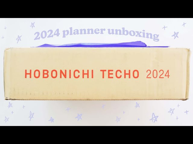 2024 hobonichi techo unboxing & haul! planner lineup for 2024