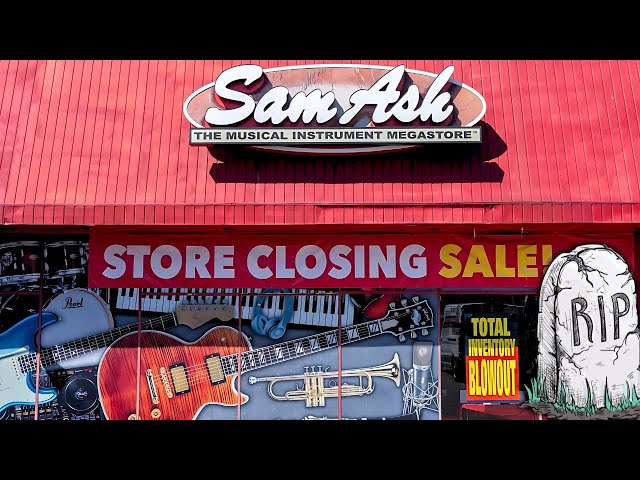 SAM ASH CLOSING ALL STORES // RETAIL RANT & STORY TIME