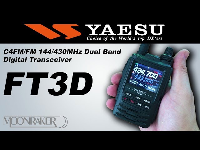 Yaesu FT3D Dual Band C4FM/FM Handheld Radio - Hands On