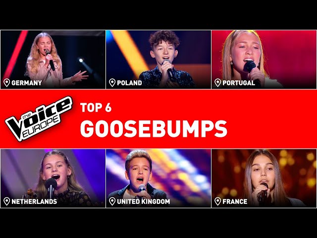 GOOSEBUMPS guaranteed with these BLIND AUDITIONS in The Voice Kids! | TOP 6