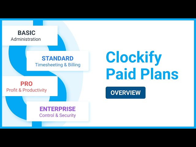 Paid Plans Tour | Clockify Pricing
