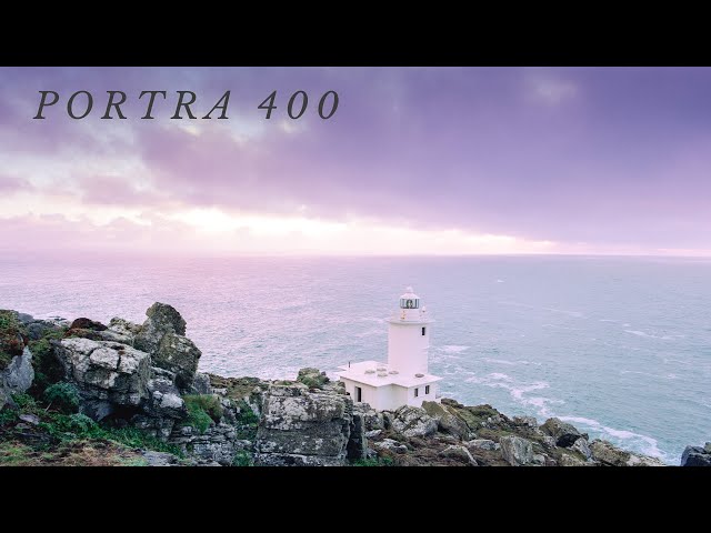 Portra 400 film landscape photography.