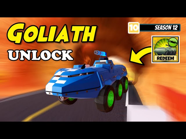 UNLOCK Level 10 GOLIATH | Exclusive Rewards worth it? (Roblox Jailbreak)