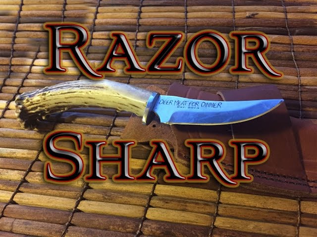 Fastest way to sharpen a DULL knife!