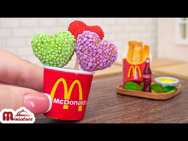 Homemade Heart Shaped Chicken Mcnuggets Recipe | ASMR Cooking Mini Food