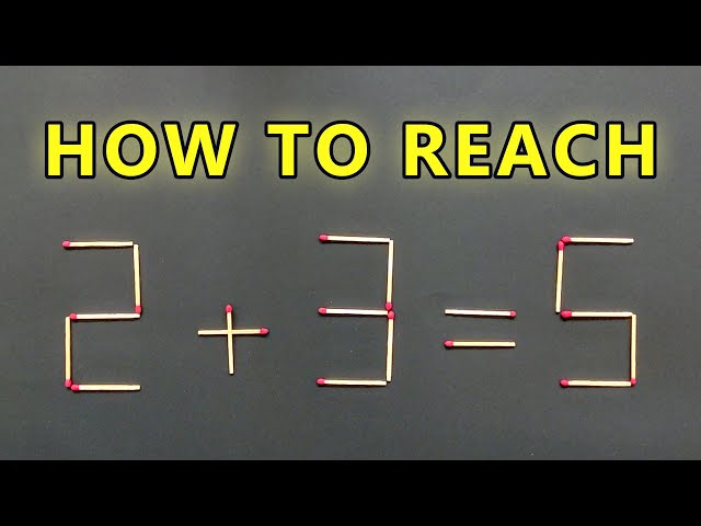 Matchstick Puzzle Challenge:Move 1 Stick  To Fix The Equation