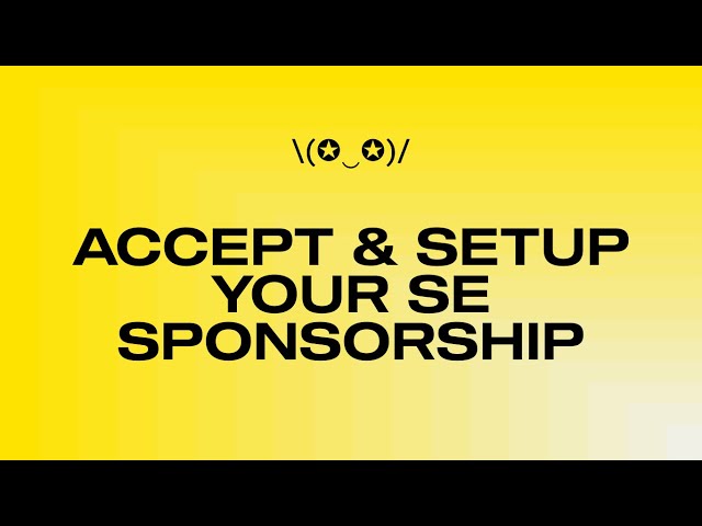 HOW TO ACCEPT AND SETUP A STREAMELEMENTS SPONSORSHIP