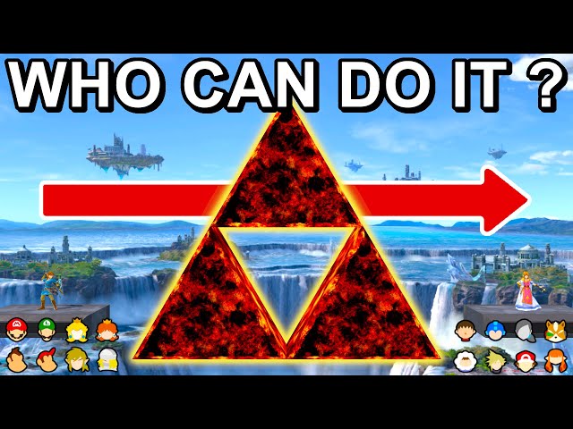 Who Can Jump Through The TRIFORCE ! - Super Smash Bros. Ultimate