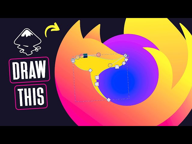 How to draw the Firefox Logo with Inkscape