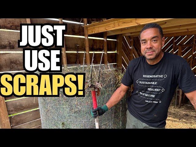 Turn Scraps Into Gold:  The Ultimate Guide to Composting at Home!