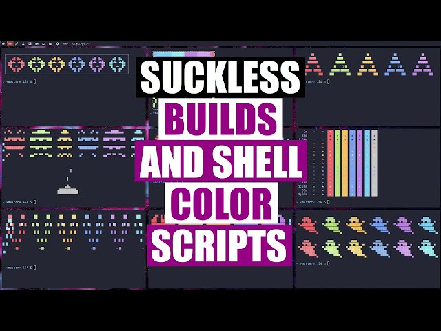 Packaging My Suckless Builds And Shell Color Scripts