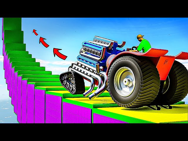 How far can the turbo tractor climb in GTA 5?