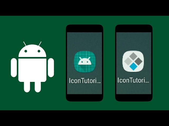 (Java 2020) Creating a custom icon for your app in Android Studio