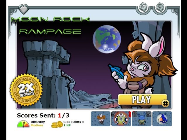 Neopets Featured Game of the Day.