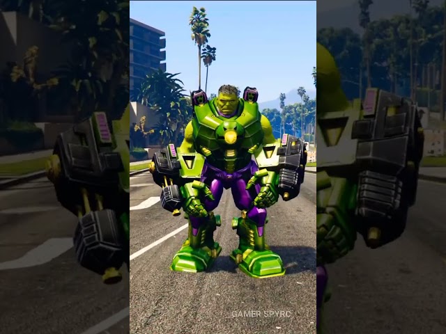 Big Robot Hulk And Spider Man Fight With Black Hulk 😱 #shorts