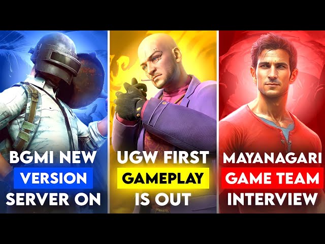 UGW First *GAMEPLAY* Here 😍 MAYANAGARI Team Interview, BGMI New Version | Gaming News #23