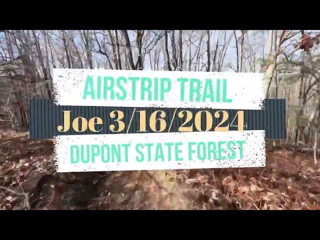 Dupont State Forest   Airpstrip Trail 3-16-2024   Joe Mori