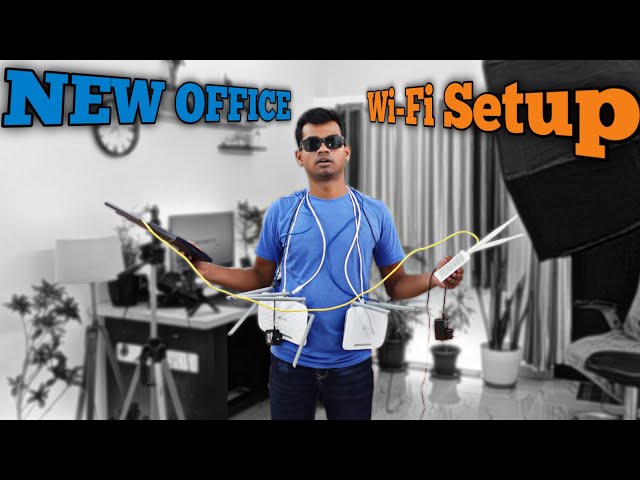 New Office Wi-Fi Setup | Fiber Connection & Access Point | HINDI