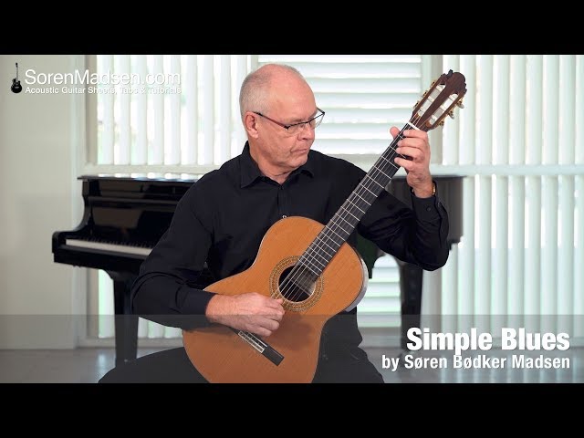 Simple Blues (Soren Madsen) - Danish Guitar Performance - Soren Madsen