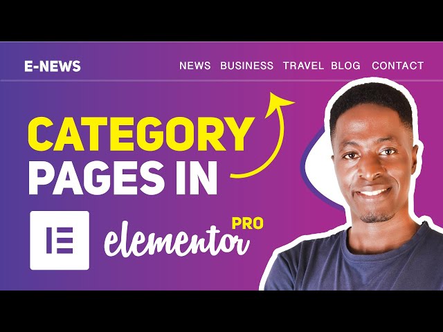 How to Create Category Archive Page Template in Elementor Pro | Website Design Sec: 12
