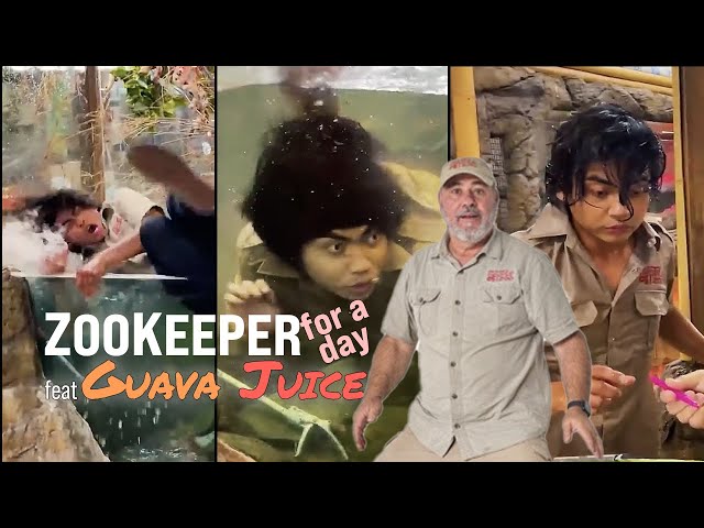 ZOOKEEPER for a Day w/ @GuavaJuice