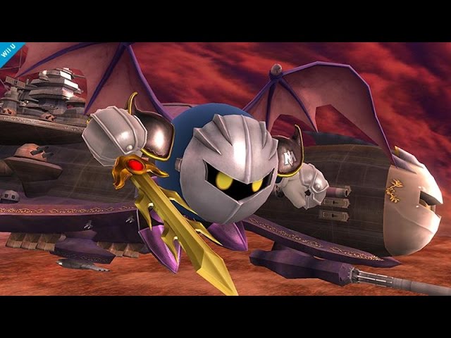 Meta Knight Confirmed for Super Smash Bros. 4 (3DS/Wii U) - SSBB - Meta Knight Vs Kirby