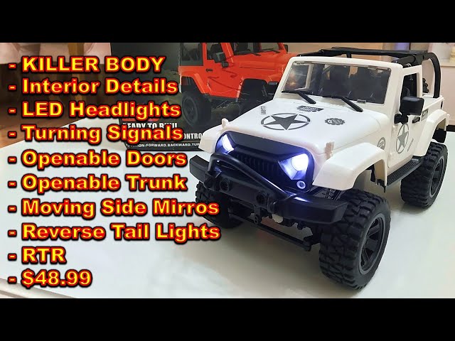 Low Cost RC Crawler with Killer Body - FC Model F1 F2 1/14 Scale Rock Crawler