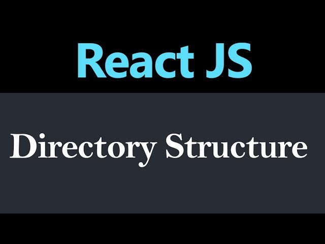 React JS Project Directory Structure (Hindi)