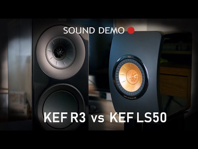 KEF R3 vs KEF LS50 - Sound Demo