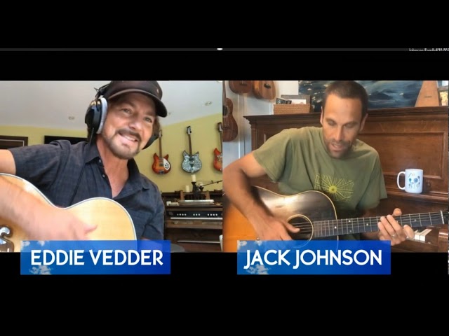 Eddie Vedder and Jack Johnson