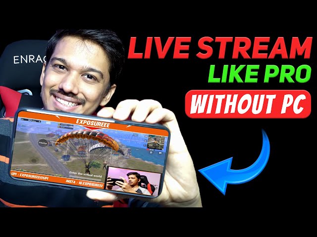Pro Live Stream From Mobile | Add Facecam & Overlays Without PC [Hindi]