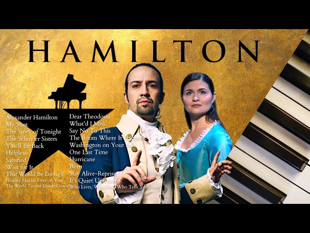 Hamilton | 1.5 hours of calm piano ♪