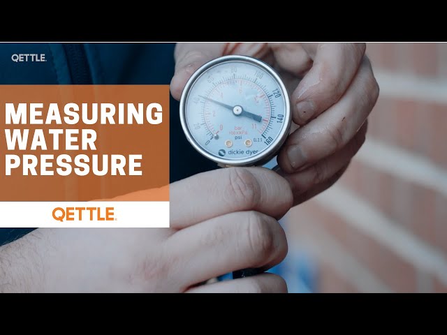 QETTLE Pre-Install Check - Measuring Cold Water Pressure