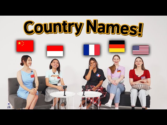 Pronunciation Difference By Country Names! America, China, Germany, France & Indonesia!!!