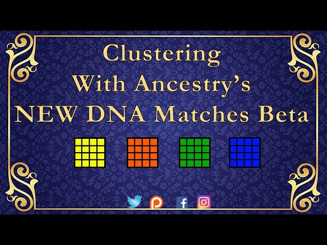 How to Cluster your DNA matches With Ancestry's New DNA Matches Beta (No longer beta)