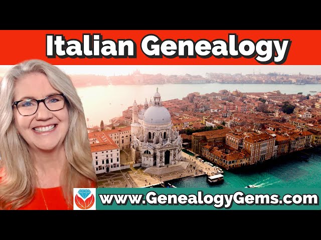 Italian Family History and Genealogy
