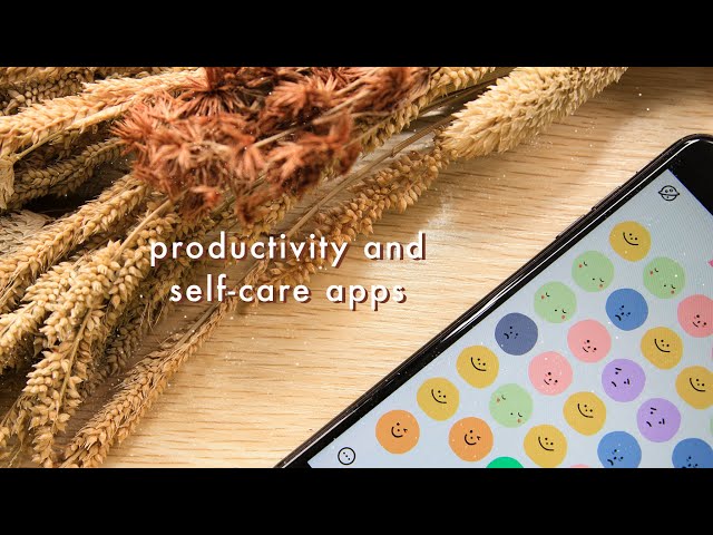 apps for productivity & self-care