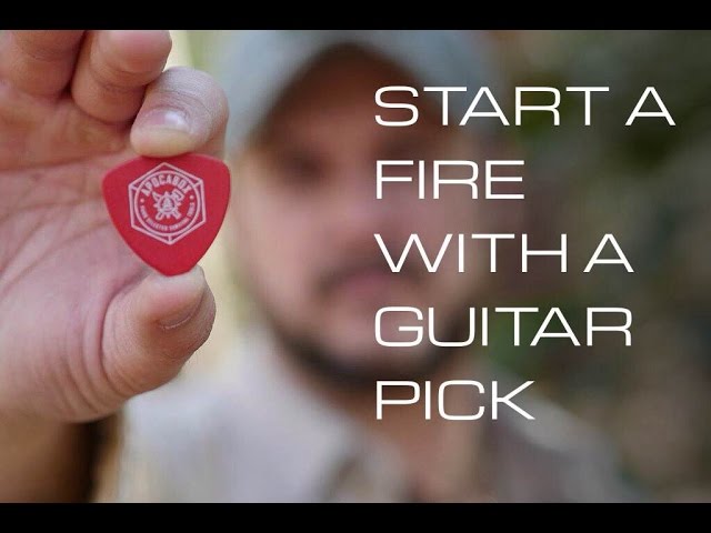 Start a Fire with a Guitar Pick- Black Scout Quick Tips
