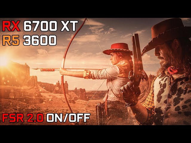 Red Dead Redemption 2 FSR 2.0 | RX 6700 XT 12GB | FSR 2.0 ON vs OFF Test | 2022