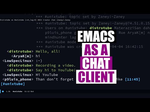 Emacs Has Builtin Chat :) Those Other IDEs Don't :(