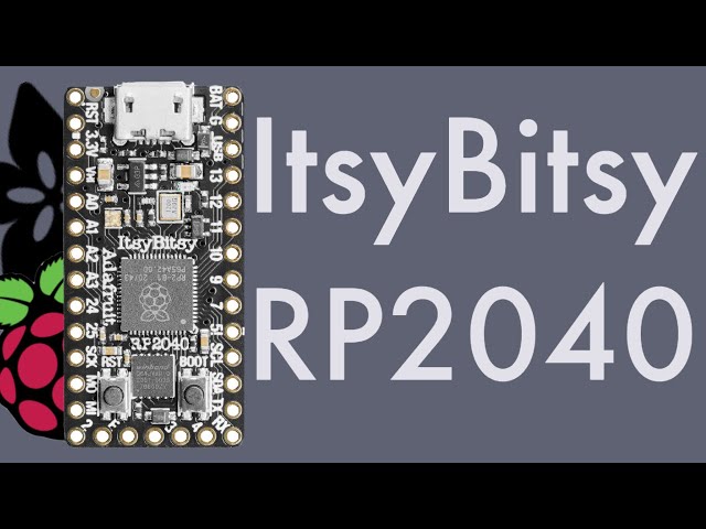 Adafruit ItsyBitsy RP2040 Review - Great Mid-Size RP2040 Board!!