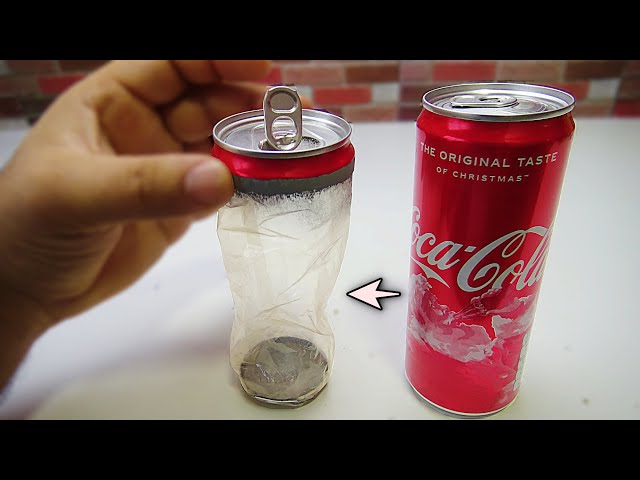 The secret of the Coca-Cola can - What is it hiding? -Experiment - Shorts