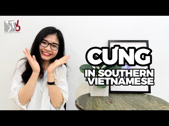 "Cưng" in Southern Vietnamese | Learn Vietnamese with TVO