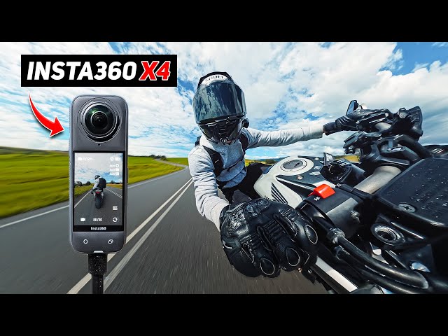 Motovlogging With The NEW Insta360 X4 | 8K 360 Camera!