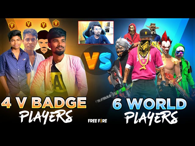 🔥🤑(Facecam)4 Tamil (V) Badge Players Vs 6 World Pro Players🔥🤑| Kutty Gokul || TN Tamil | Sk Gaming