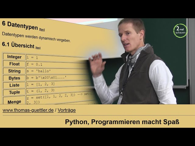 Python programmieren macht Spaß CLT 2019 Thomas Güttler